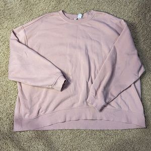 H&M blush crewneck